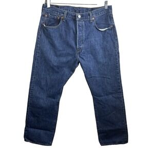 Levis 501xx Vintage Jeans Men's 38 x 29 Blue Denim Pants Button-Fly USA Made